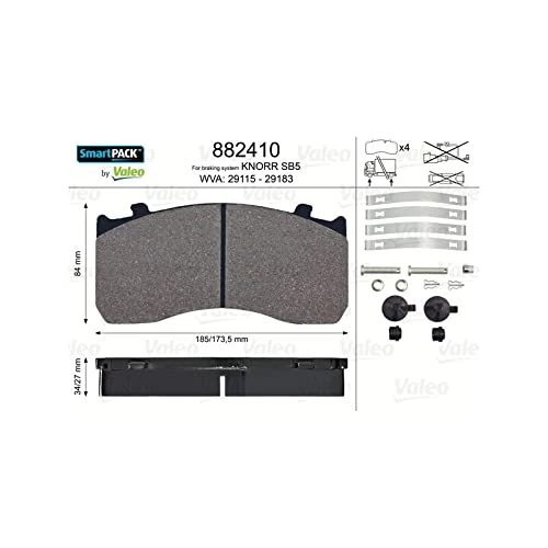 VALEO 882410 Brake Pads