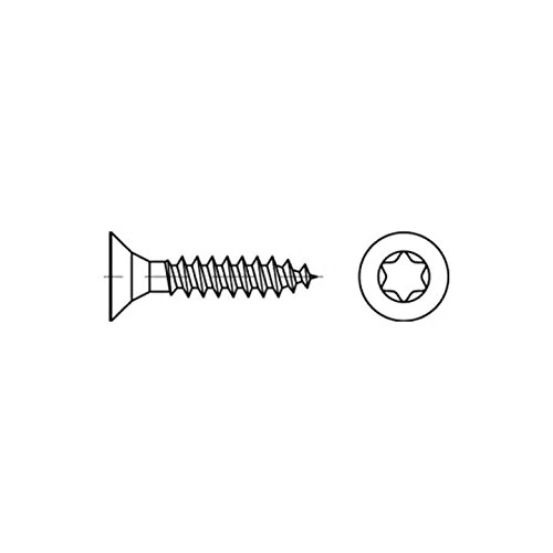 Art 89098 Chipboard Screws Seko CE St. 3.5 x 40 mm T15 gal ZnC gal ZnC S - Image 1