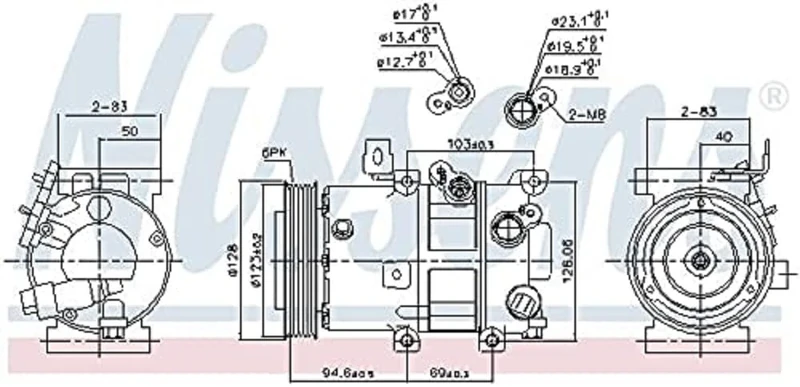 NISSENS 890430 Air-conditioning Installation