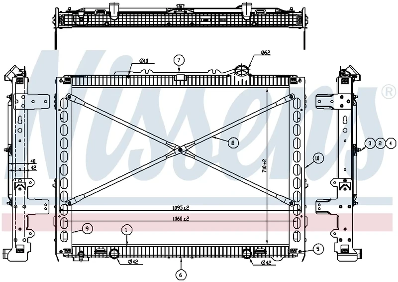 NISSENS 606152 Engine Cooling