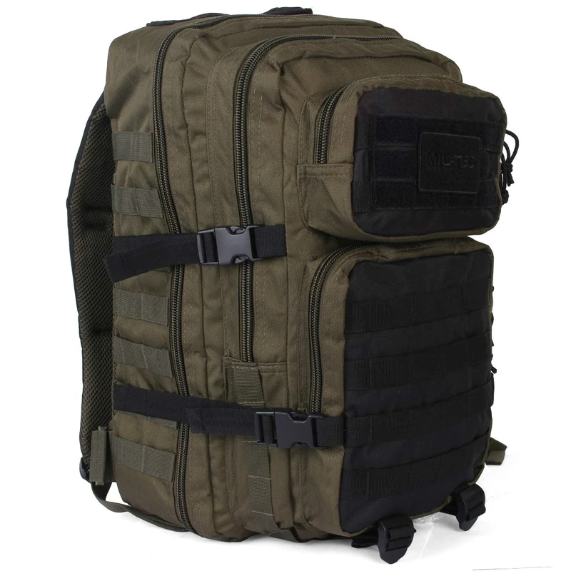 Mil-Tec US Assault Pack Backpack (Large/Ranger Green/Black)