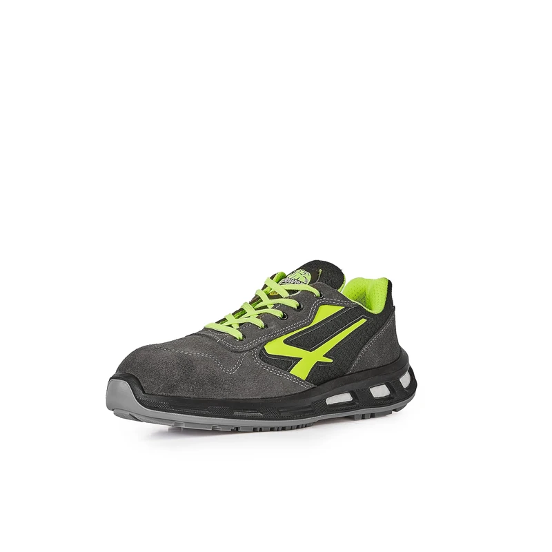 U-Power Red Lion® Yellow, Leather Safety Shoes, Lightweight Anti Puncture Unisex Trainers, Bast Sole, Infinergy Insert, with Aluminium Toe Caps (Yellow 45)