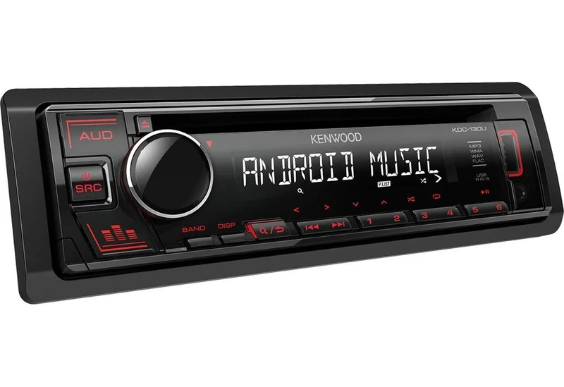 Kenwood KDC-130UR Car Radio, Black