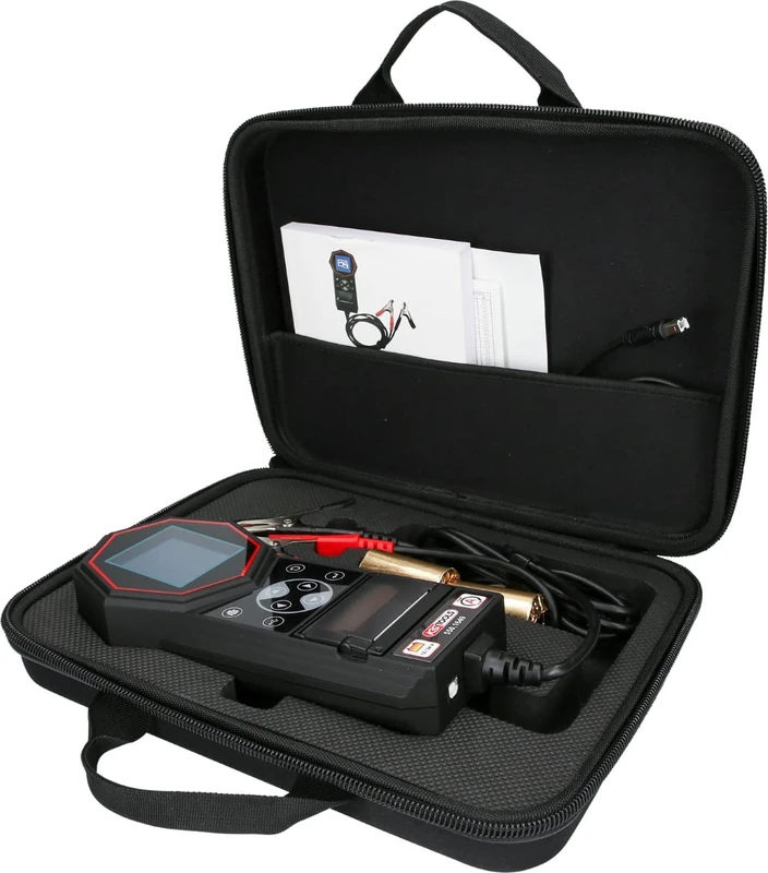 KS Tools 550.1649 12 V / 24 V digital battery and charging system tester with integrated printer
