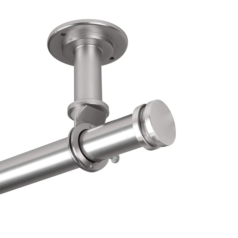 Rod Desyne Curtain Rod/Room Divider, Satin Nickel, 28-48"