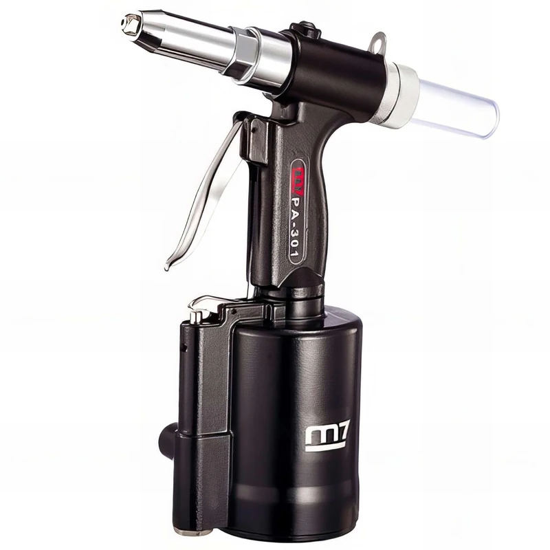 King Tony PA301 M7 - Remachadora Neumatica Con Aspiracion 1042nm Capacidad 4.8mm for DIYers & Professionals, Ideal for Repair, Installation and Workshop tasks, 4.8mm