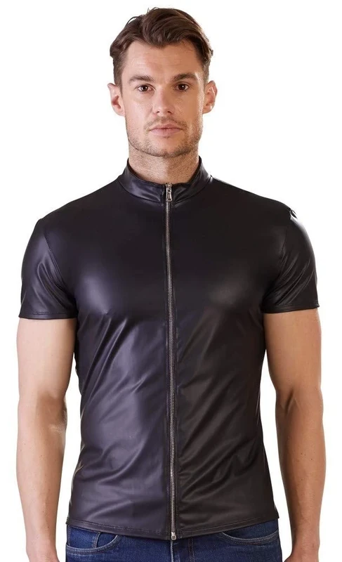 Nek Matt Black Jacket with Medium Zip