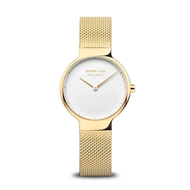 BERING Women Analog Quartz Max René Collection Watch with stainless steel Strap and Sapphire Crystal 15531-334