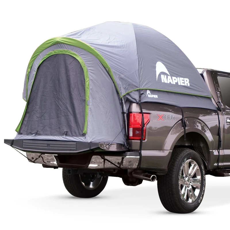 Napier Unisex's Backroadz Truck Tent, Grey/Green, Full Size Regular Bed (6.4'-6.7')