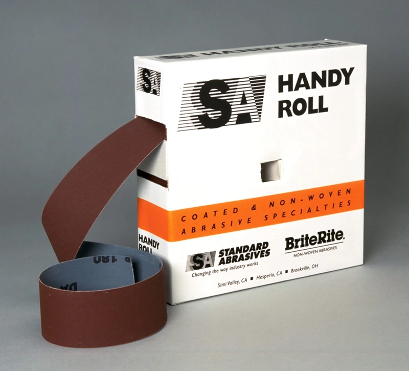 Standard Abrasives™ A/O Handy Roll 713297, 2 in x 50 yd P120 J-weight