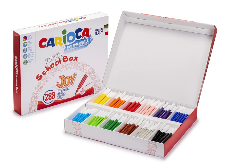 Carioca Schoolbox Marker Pen, Multicolour (42826/A)