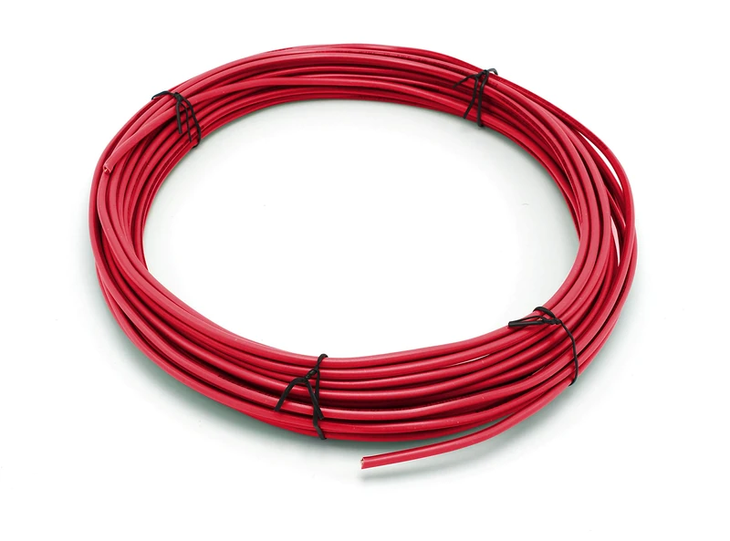 THE CIMPLE CO - Solid Copper Grounding Wire | Proudly Made in America | Ground Protection Satellite Dish Off-Air TV Signal | UV Jacketed Antenna Electrical Shock # 10 Gauge AWG THHN | Red 75 FT