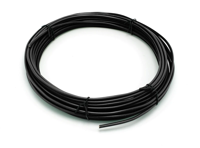 THE CIMPLE CO - Solid Copper Grounding Wire | Proudly Made in America | Ground Protection Satellite Dish Off-Air TV Signal | UV Jacketed Antenna Electrical Shock # 10 Gauge AWG THHN | Black 200 FT