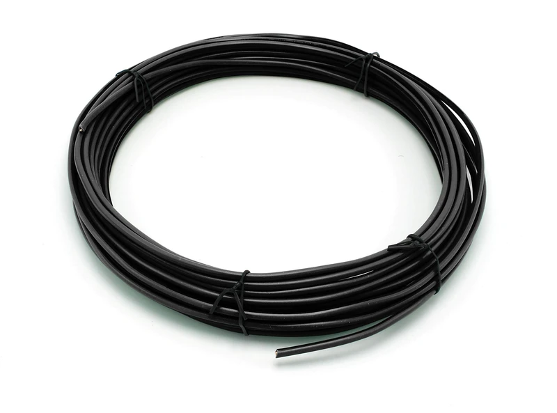 THE CIMPLE CO - Solid Copper Grounding Wire | Proudly Made in America | Ground Protection Satellite Dish Off-Air TV Signal | UV Jacketed Antenna Electrical Shock # 12 Gauge AWG THHN | Black 200 FT