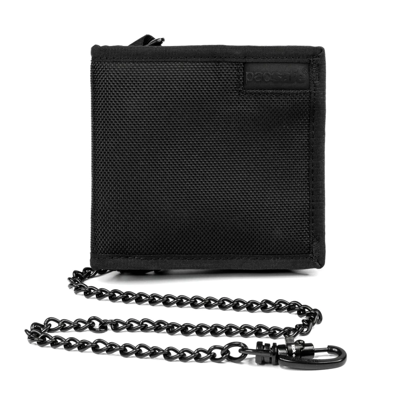 Pacsafe 10605100 RFID safe wallet blocks frequencies: 10 MHz -3GHz - black - Image 1