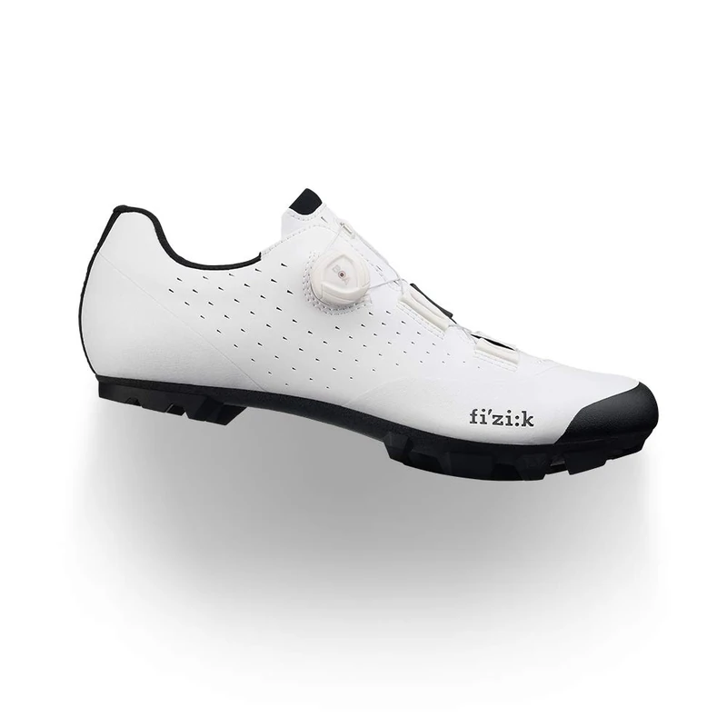 Fizik X3 Vento Overcurve Clip-in Cycling Shoes, White/Black, Size 45 EU