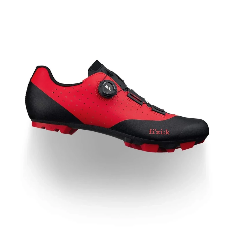 Fizik X3 Vento Overcurve Clip-in Cycling Shoes, Red/Black, Size 42 EU