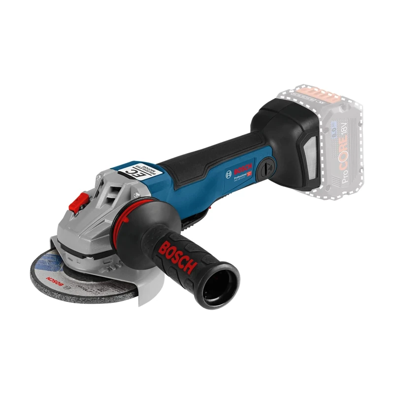 Bosch Professional 18V System Cordless Angle Grinder GWS 18V-10 PC (incl. mounting Flange, Protective Guard, Aux. Handle, Quick-Clamping nut, Without Battery/Charger)