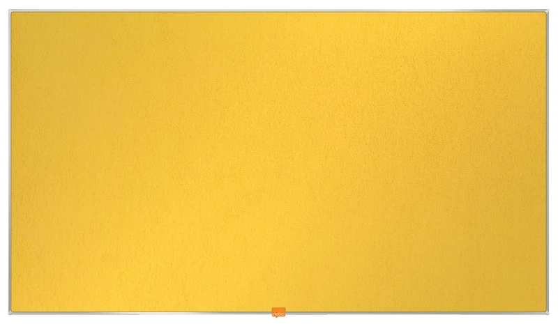 Nobo 1905320 55 Inch Widescreen Widescreen Yellow Felt Noticeboard - Image 1
