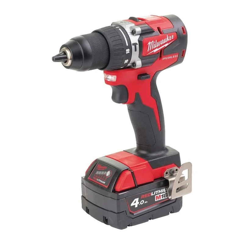 MILWAUKEE M18CBLPD-402C 18V 2 x 4.0AH LI-ION BRUSHLESS Cordless Combi Drill