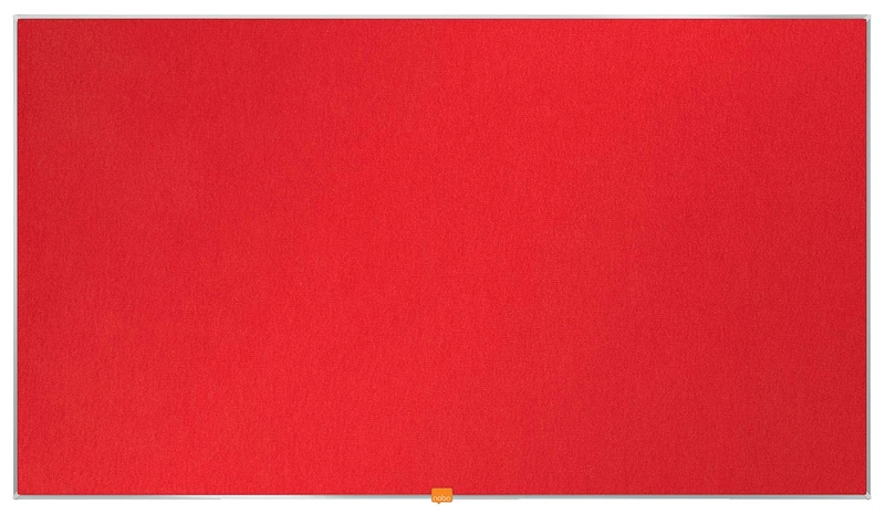 Nobo 1905312 55 Inch Widescreen Widescreen Red Felt Noticeboard