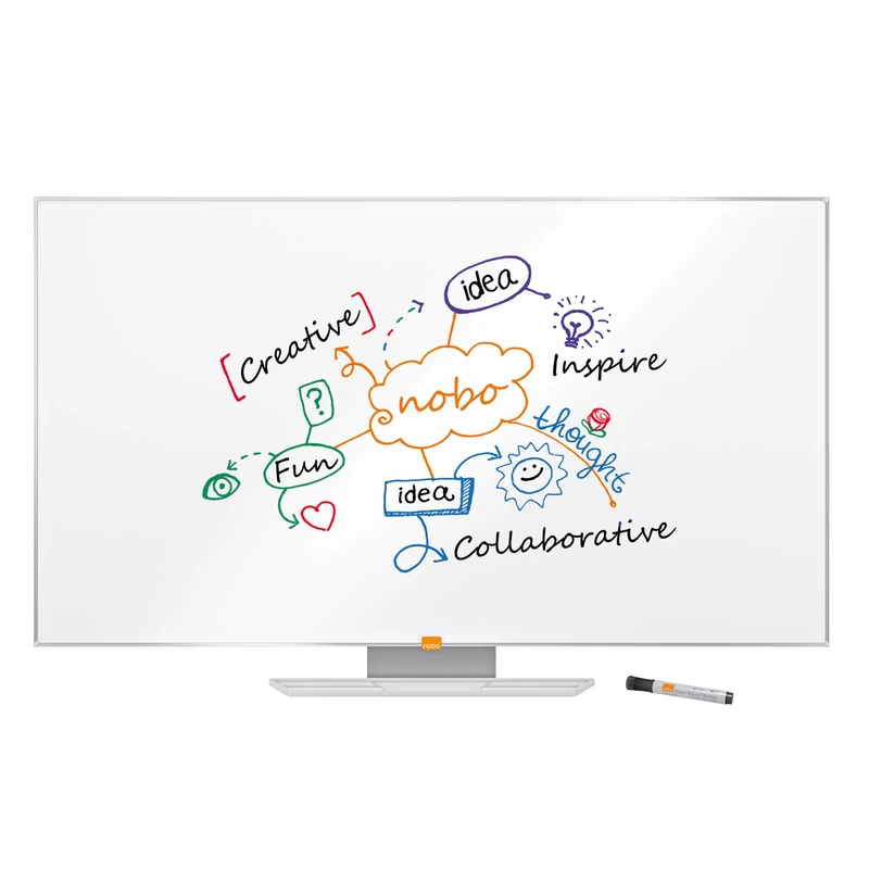 Nobo 1905303 55 Inch Widescreen Widescreen Enamel Magnetic Whiteboard