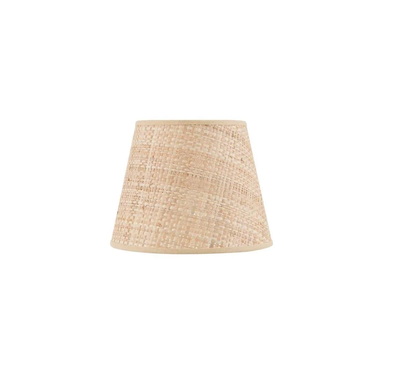 HUGUES RAMBERT Lampshade, Natural Raffia