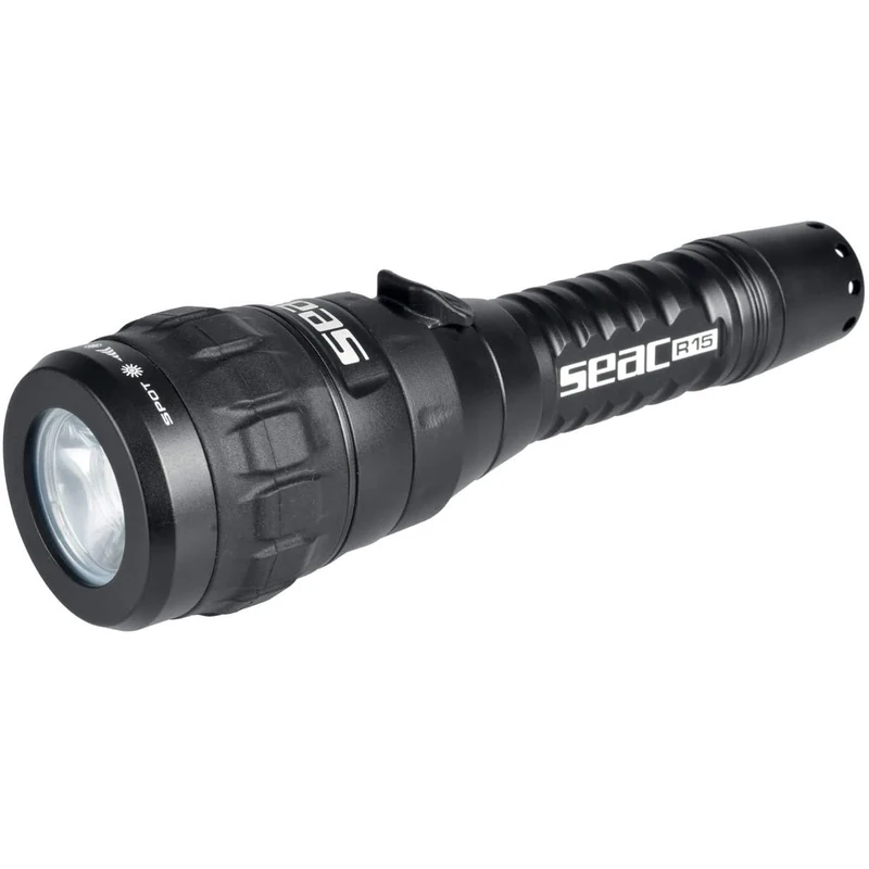 SEAC R15, Scuba Dive Flashlight, 900 Lumens LED Torch Light, 0,66 lbs, USB Rechargeable