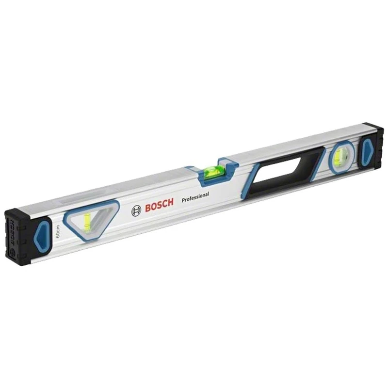 Bosch Professional 60 cm spirit level (all-round readability, aluminium housing, sturdy end caps, blister packaging)
