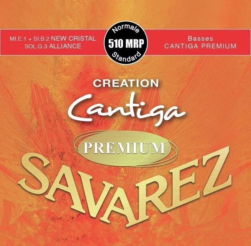 Savarez Strings for Classic Guitar Creation Cantiga Premium Set Normal Tension
