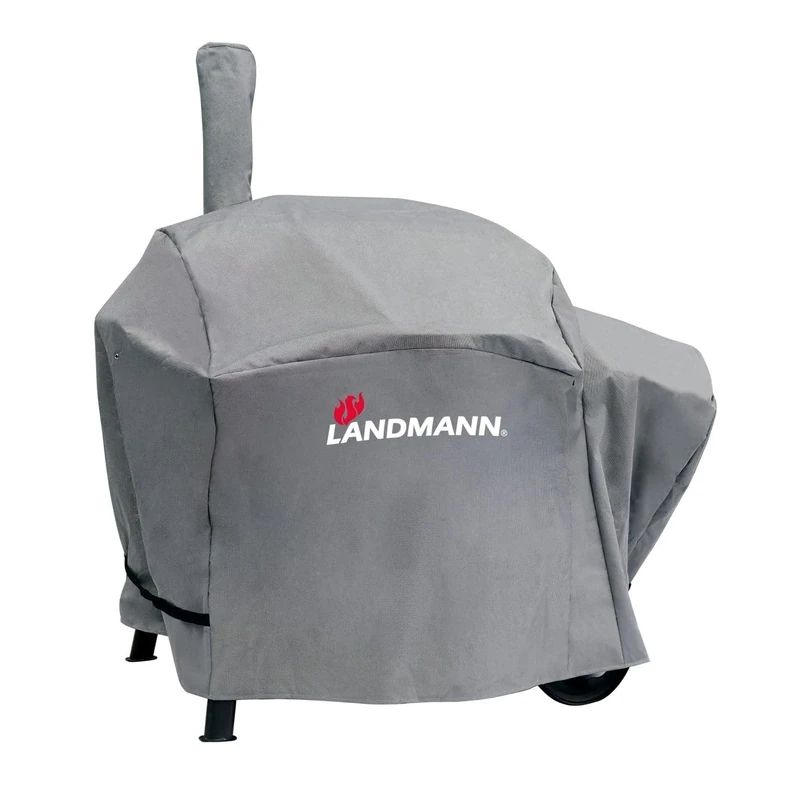Landmann Premium weather protection cover, made of robust polyester fabric and waterproof, UV-resistant, breathable and cold resistant, suitable for the Vinson 200 (130 x 126 x 85 cm)