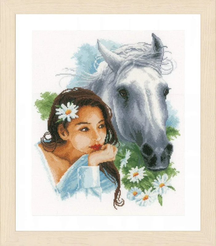 Lanarte Counted Cross Stitch Kit: My Best Friend, NA, 33 x 40cm
