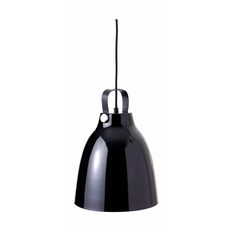 Dyberg Larsen Copenhagen Hanging Pendant Light, 26.5 cm Diameter, Glossy Black