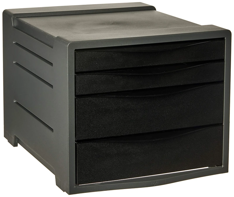 Rexel Choices, 2115609, 4 Drawer Cabinet, A4, Black