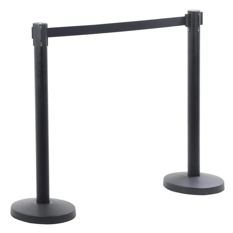 Yaheetech Barrier tapes, passenger control system, airport barrier stand, 2 pieces, barrier posts - Image 1