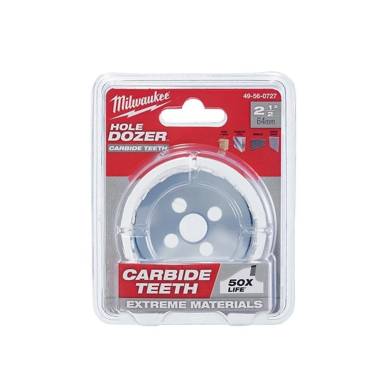 Milwaukee 49-56-0727 2-1/2" Hole Dozer with Carbide Teeth