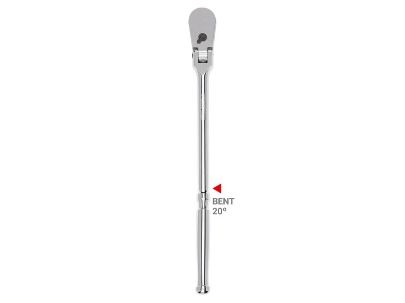 TEKTON 1/2 Inch Drive x 14 Inch Flex Head Bent Handle Ratchet | SRH23214
