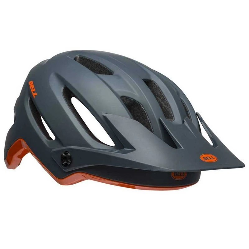 BELL Unisex's 4Forty MTB Helmet, Cliff-Hanger Matte/Gloss Slate/Orange, Large/58-62 cm