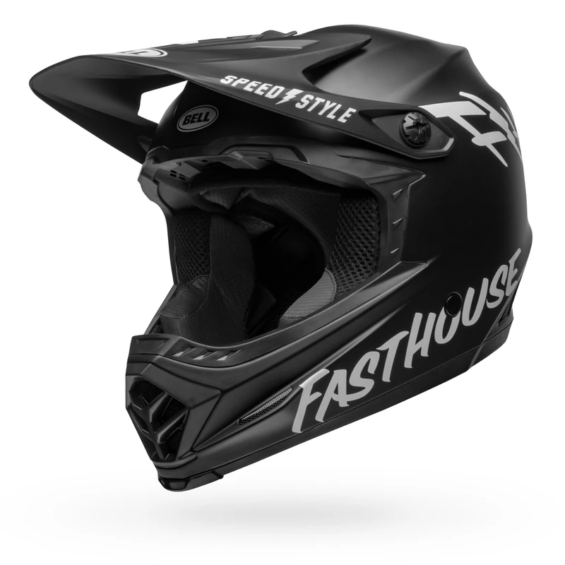 BELL Unisex's 9 Fusion MIPS MTB Full Face Helmet, Fasthouse Matte Black, Small/53-55 cm