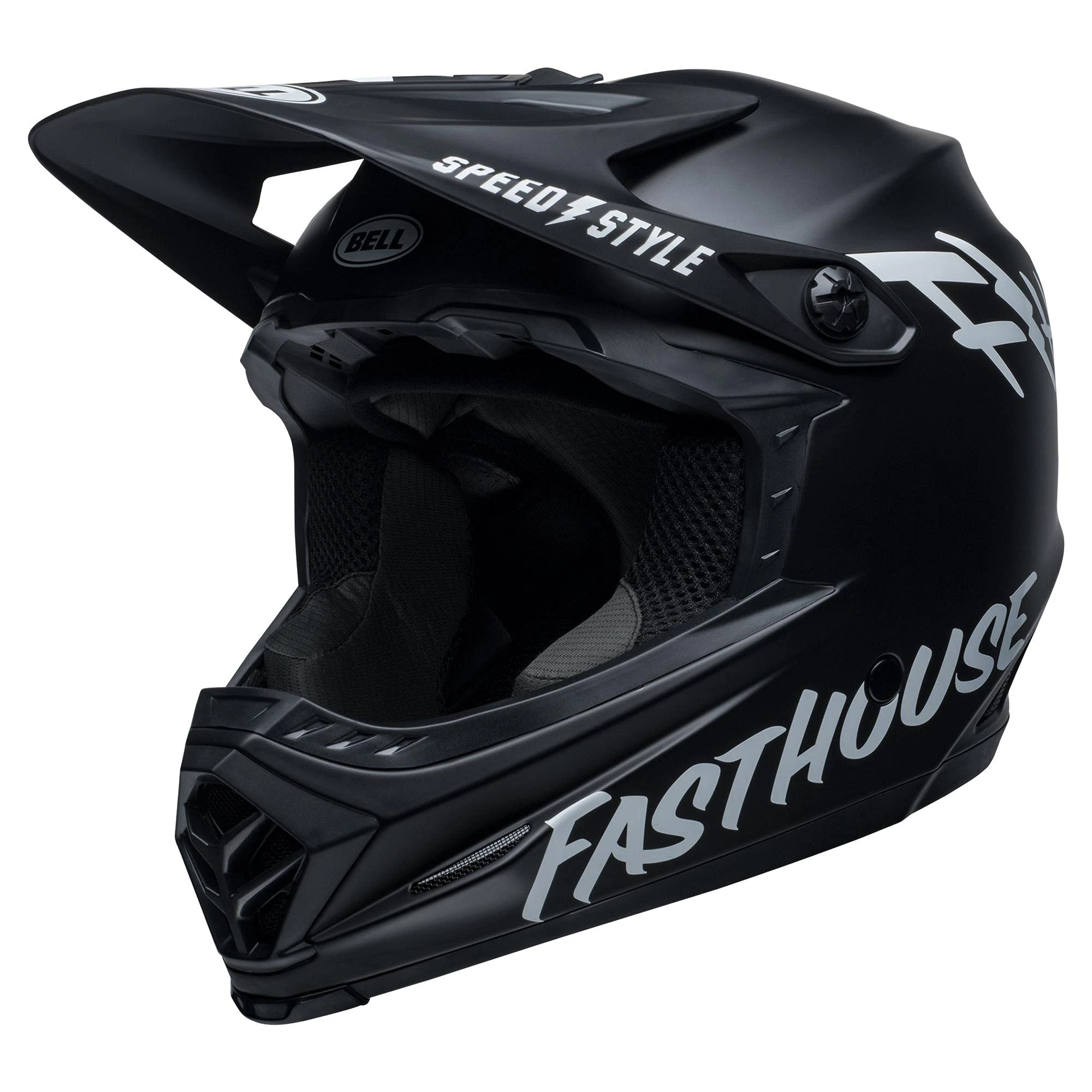 BELL Unisex's 9 Fusion MIPS MTB Full Face Helmet, Fasthouse Matte Black, X-Large/59-61 cm