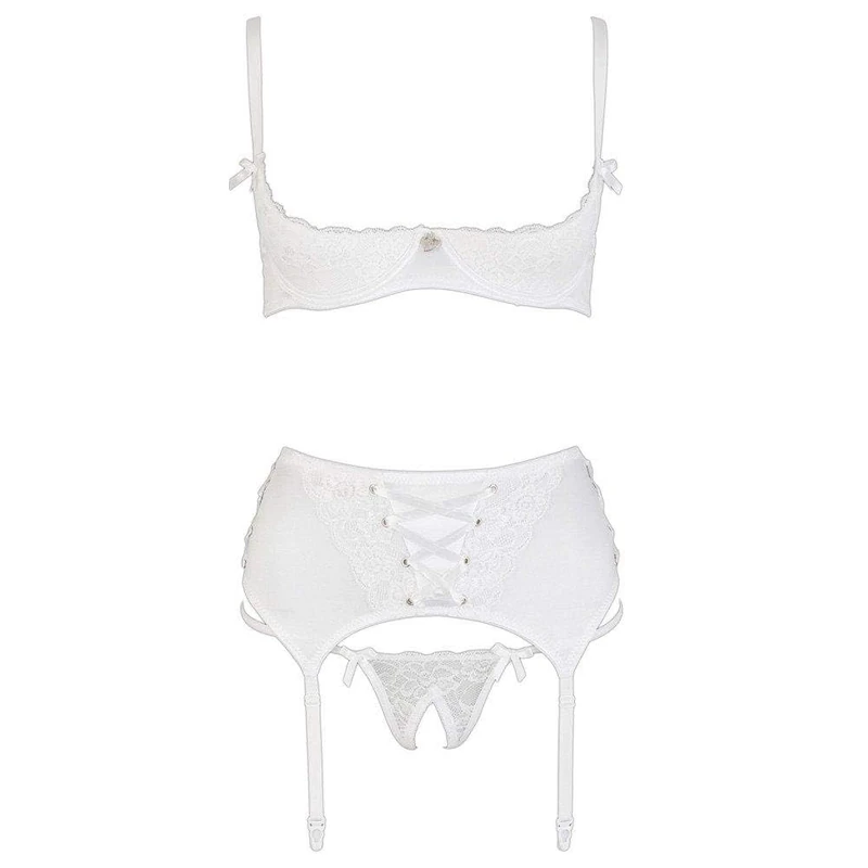 Shelf Bra Set White 75B/S
