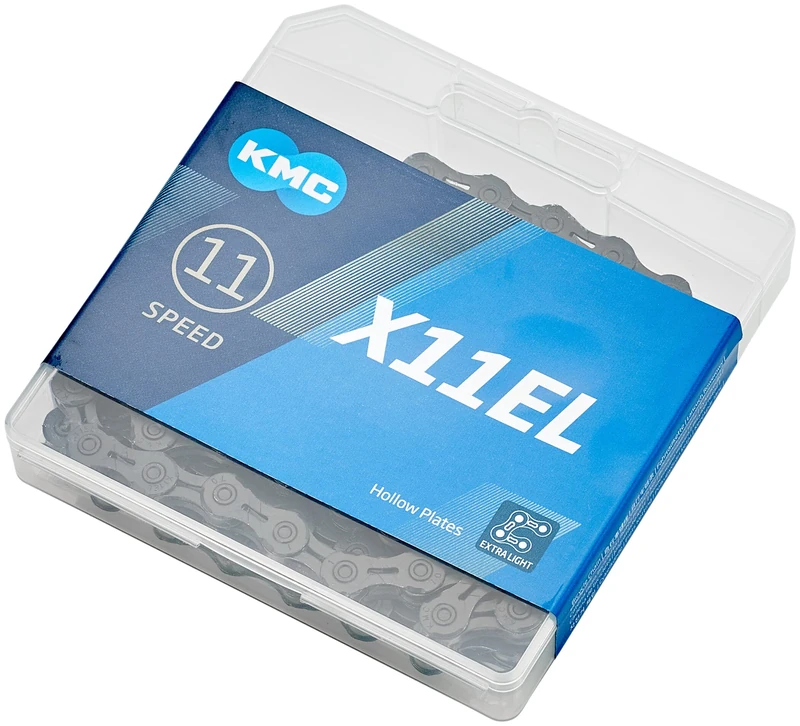 KMC X11EL 11 Speed Chain, BlackTech, 118 Link, Black