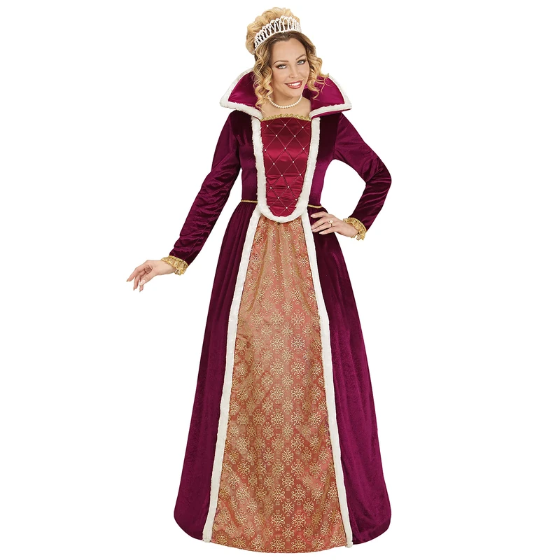Widmann Fancy Dress Costume Womens Ladies Royal Queen Outfit M