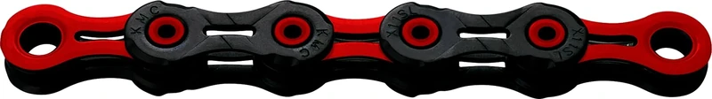 KMC Unisex's Black/Red DLC 11 Chain, 1/2” x 11/128”