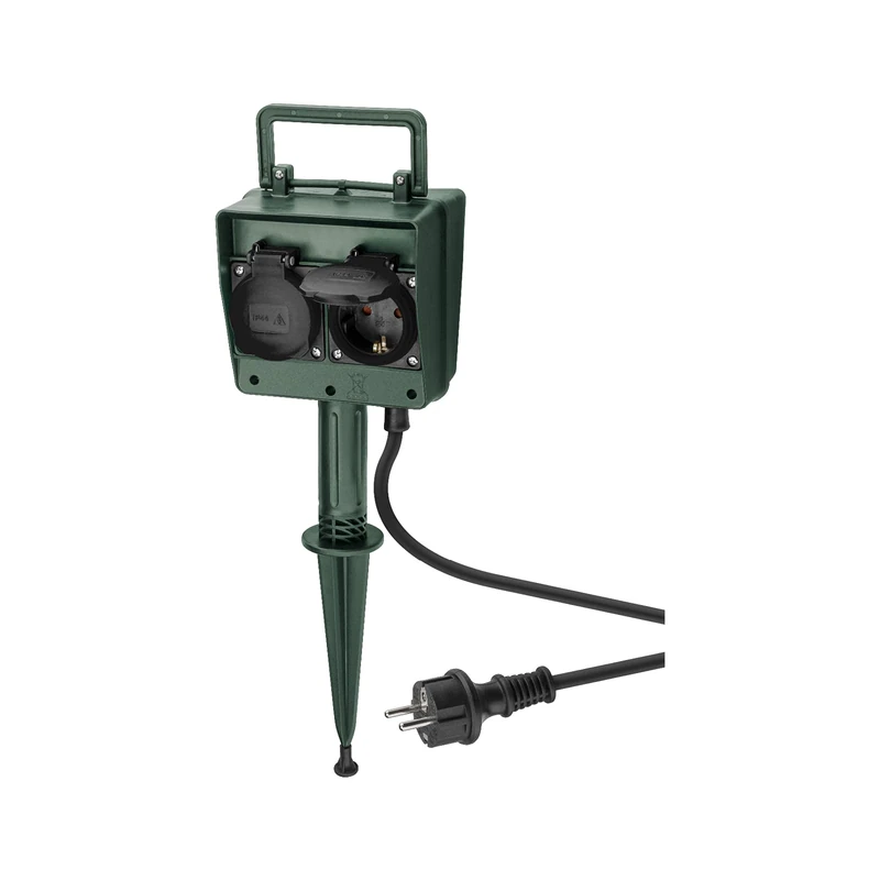 Goobay 55943 Quadruple Garden Socket - IP44 Outdoor Use