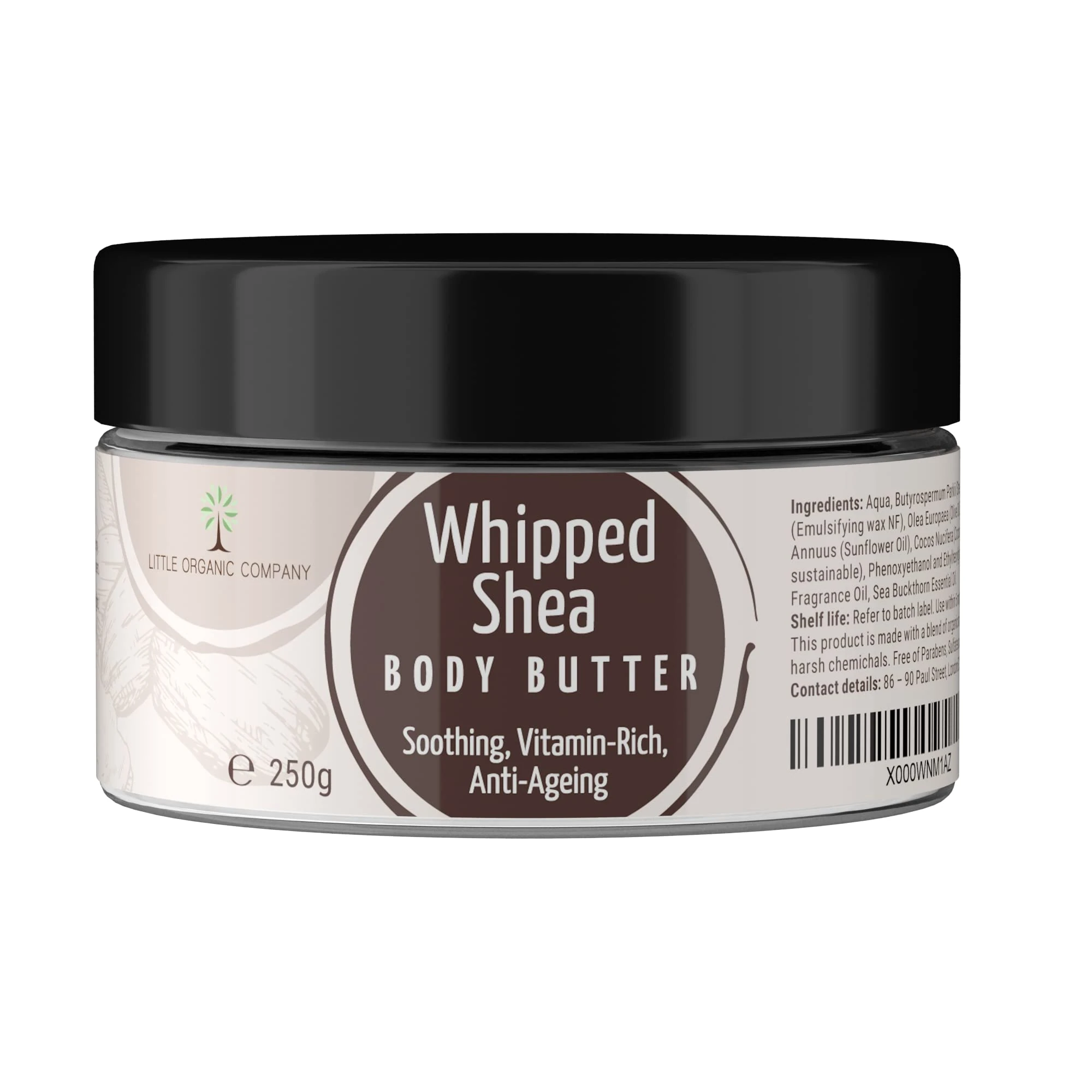 Whipped Shea Body Butter – Vitamin Rich Moisturiser, Natural, Vegan, Ethical & Sustainable