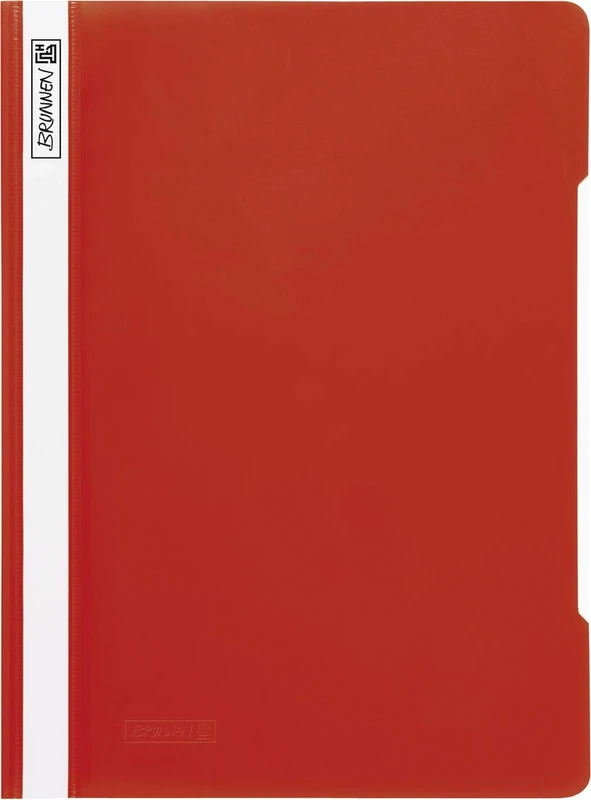 Baier & Schneider Brunnen 102010920 Set of 25 Polypropylene Folders for A4 Plastic Red