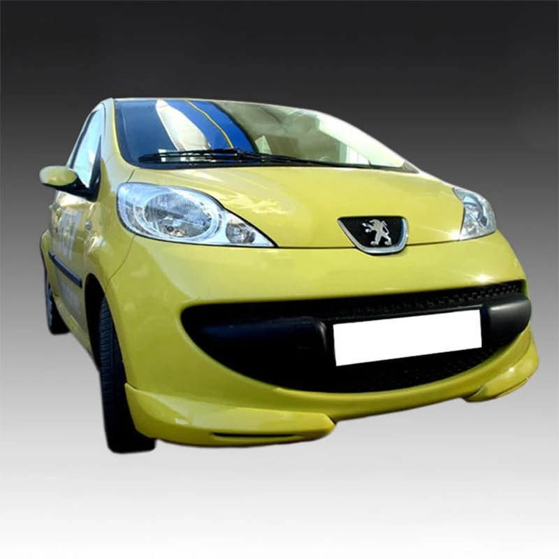 Motordrome Front Side Splitters compatible with Peugeot 107 2005-2009 (ABS)