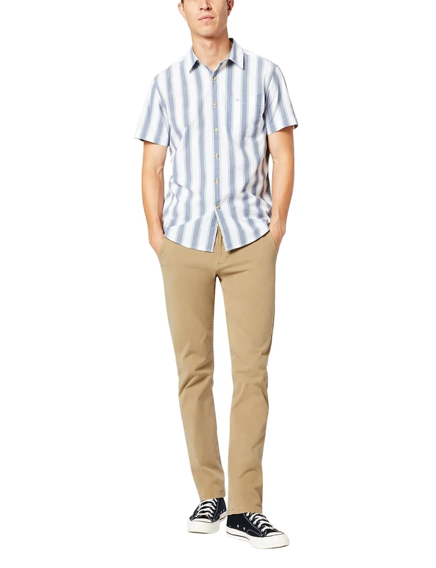 Men's Skinny Fit Smart 360 Flex Alpha Khaki Pants