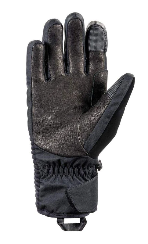 Ferrino React Unisex Index and Thumb Touchscreen Gloves, Black, M